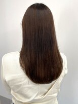 カノエ 福岡香椎店(canoe)&nbsp;アッシュブラウン ロングヘア 髪質改善 オージュア 20代 30代