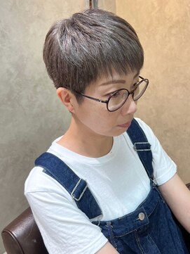 ティダスマイル ふじみ野店(tida smile) ハイトーンマニッシュショート20代30代40代50代