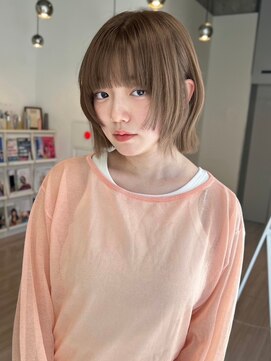 ユーフォリア 青山(Euphoria) 20代30代40代ミニボブショコラアッシュ透明感小顔ブリーチなし