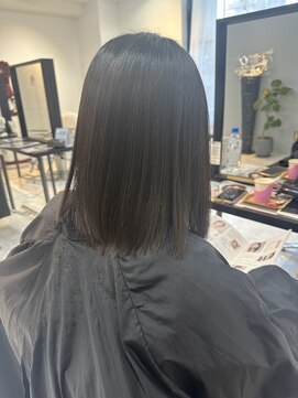 オルメント 天満 南森町(ORL'MENT) 20代30代40代ストレートアッシュページュ髪質改善カラー
