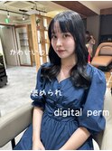 #コテ巻き風パーマ #パーマロング#デジタルパーマ MIYU