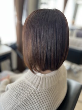 コア フィール ア デイ(COIFFURE A DAY) 【大人女子艶髪ボブ】M3D髪質改善メニュー