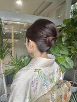 ダブル(W)&nbsp;【hair salon W】和装ヘアセット&着付け