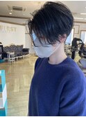 大人可愛いショートボブ白髪ぼかし20代30代40代/大分