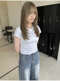 オリーブベージュ×レイヤーカット♪