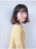 毛先のパーマで驚き時短スタイリング♪