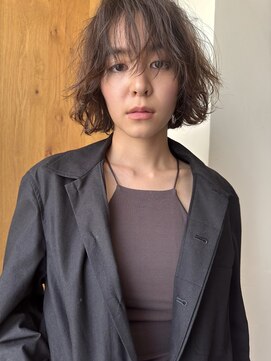 サンクス イース(SANKS . iisuu) レイヤーボブパーマ