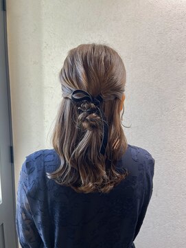 シャルムバイケンジ(Charm.by KENJE) 【ハーフアップ】結婚式/浴衣/着付/銀座/ヘアセット/アレンジ