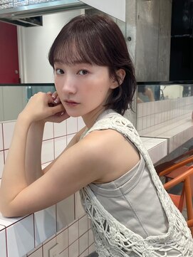 エディット トウキョウ(e.dit tokyo) 【e.dit tokyo miu】マロンブラウンベージュカラーボブ