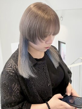 ラック 表参道(LUCK) シルバー/ブルー/ケアブリーチ/ブリーチ/表参道/原宿