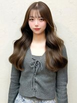 セルカ 新宿(CERCA)&nbsp;新宿韓国ヘア前髪顔まわりレイヤーロングベージュ