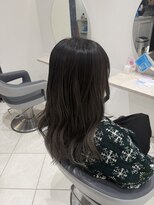 アース 高田馬場店(HAIR&MAKE EARTH)&nbsp;大人可愛いグレージュウェーブロング
