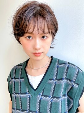 グリーン レーベル 川崎店(Green label) ラフな質感の大人ショートスタイル