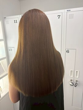 イロウ 山口どうもん店(IROW) ダブルカラー/髪質改善/オリーブベージュ/ブリーチなし