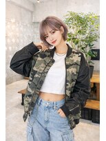 アグ ヘアー ロジェット 松本桐店(Agu hair rojet)&nbsp;ショート×ラベンダーグレージュ