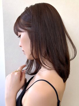 アンフィニー 銀座(ANFINI) 前髪/顔まわり小顔/大人レイヤー/レイヤーカット/丸顔/面長/銀座