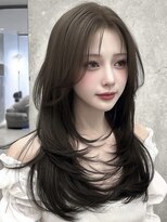 ノイズオオサカ 天王寺店(NOISM OSAKA)&nbsp;韓国風レイヤーカット/ロングレイヤー/ハッシュカット/10代20代