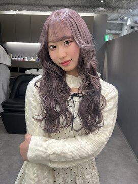 ロテサカエ(Lote.Sakae) 着物ヘア/大人ガーリー/ダークアッシュ/似合わせカット/栄