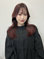 リリーワン 心斎橋(Lily Wong)&nbsp;韓国ヘア/赤髪/レイヤーカット