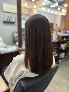 ヘアメイク デザート(HAIR MAKE DESART) 木村法子【ナチュラル縮毛矯正×セミロング】