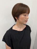 サラ 山口店(SARA) くびれショート × 透明感ベージュ