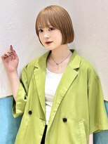 ロンド レイ 立川(Lond Ray) レイヤーボブ/ミルクティーベージュ/髪質改善/顔周り/立川
