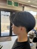 メンズカット、ニュアンスパーマ
