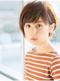 大人かわいいひし形ショート