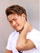 ブラッシュ アップ(Brush Up)&nbsp;ウェーブパーマ×サイドパート