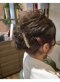 ふんわりアップスタイル