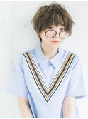 動きがでるショートスタイル☆