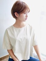 バース(BIRTH)&nbsp;天神【BIRTH】小顔に見せる丸みショート×ブランジュカラー