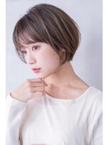 ケイト(kate) 【kate 大宮】前下がりショートボブ×ハイライトベージュ
