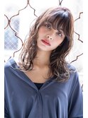 【ROJITHA】うる艶カールミディ×フォギーグレージュ
