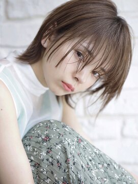 エムスラッシュ たまプラーザ(M.SLASH) セミウェット/外ハネ/シースルーバング/艶カラー/たまプラーザz