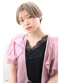 大人ショート×キャラメルベージュ20代30代40代