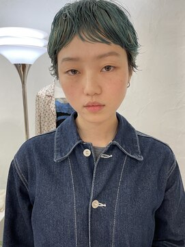 ヘン(hen) 【心斎橋hen】ハイトーンショート ショートパーマ
