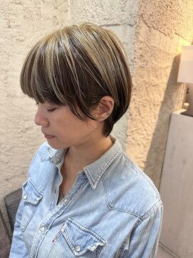 ペネロープ(Penelope) 新宿/ショートマッシュ/アンブレラカラー