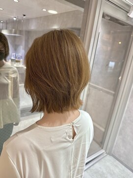 アイディール 心斎橋店(:ideal) ボブウルフ結べるボブ似合わせカットうるツヤ美髪