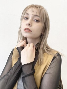 ココ 本八幡(KOKO) 黒髪クラゲヘアーオリーブグレー小顔ココアベージュミディアム