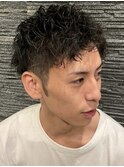 ツーブロック×ショート
