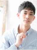 カッコモノトーンが◎黒髪ウェットマニッシュショートh与野