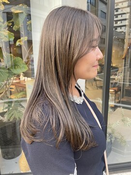 ヘアー アイス ルーチェ(HAIR ICI LUCE) ブリーチなしカラー ショコラアッシュ グレージュ /林