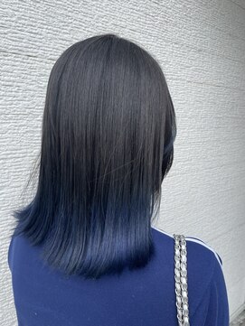 アーキヘアーカリス(archi hair charis) エンドカラー!ネイビーカラー!