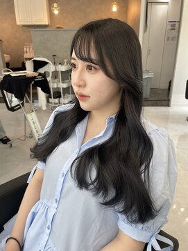 マーシュ 梅田(marshu) シースルーぱっつん