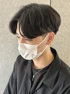 ニアウ 太田店(Niau) ニュアンスパーマセンターパートメンズパーマ群馬太田眉毛パーマ