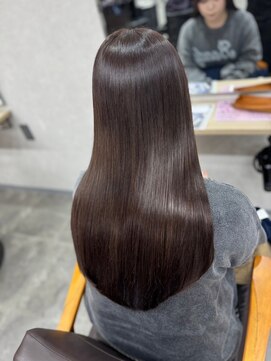 エル 新小岩(elu) 美髪/ワイドバング/レイヤーカット/くすみベージュ/新小岩駅