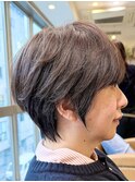 ウェーブミディアム似合わせカットメルティカラーショート/大宮