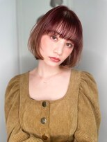 カバーヘア ブリス 上尾西口店(COVER HAIR bliss)&nbsp;ダブルカラー韓国風透明感切りっぱなしボブp1上尾10代20代30代