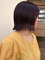 チャコレ パーチ 北千住店(Chacolle perch)&nbsp;タッセルボブ×ディープラベンダーブラウン